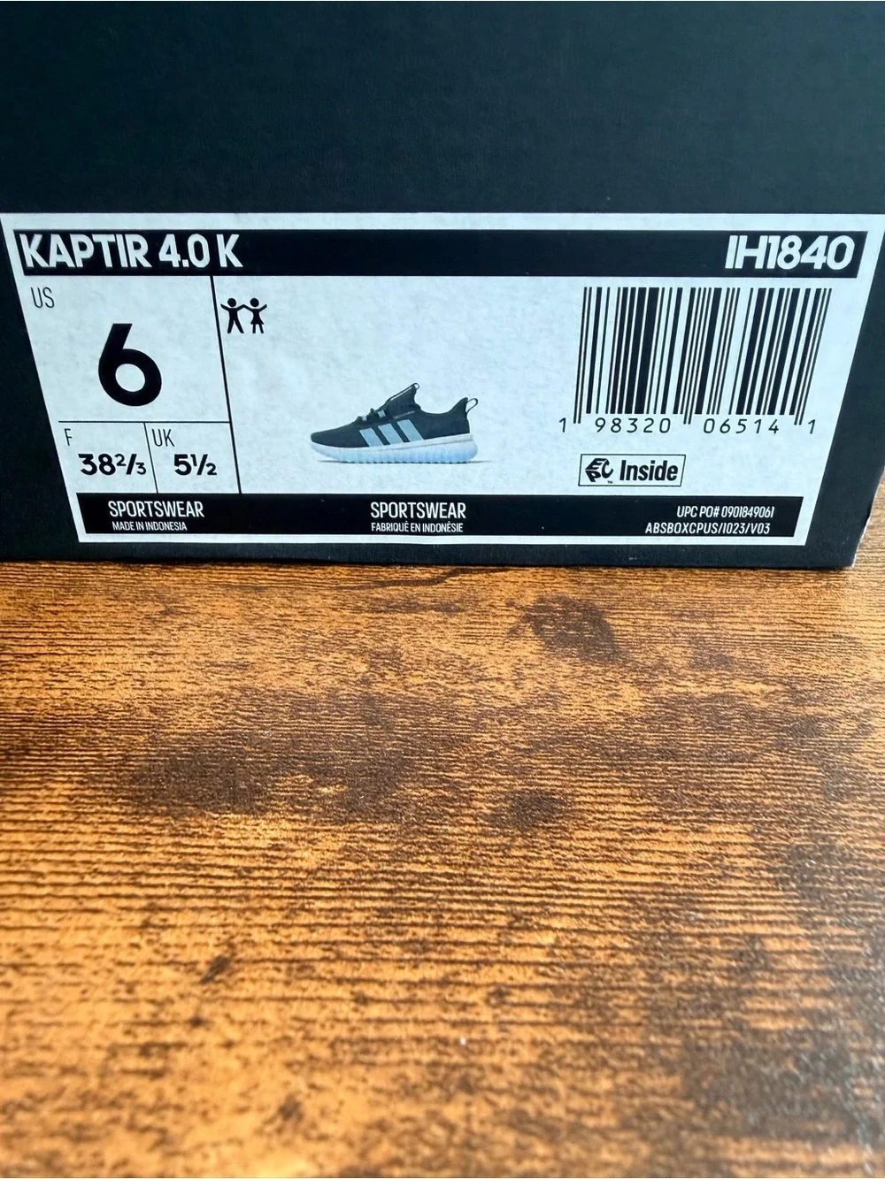 adidas Kids Navy and Light Blue Trainers - Slip-On Lace Design